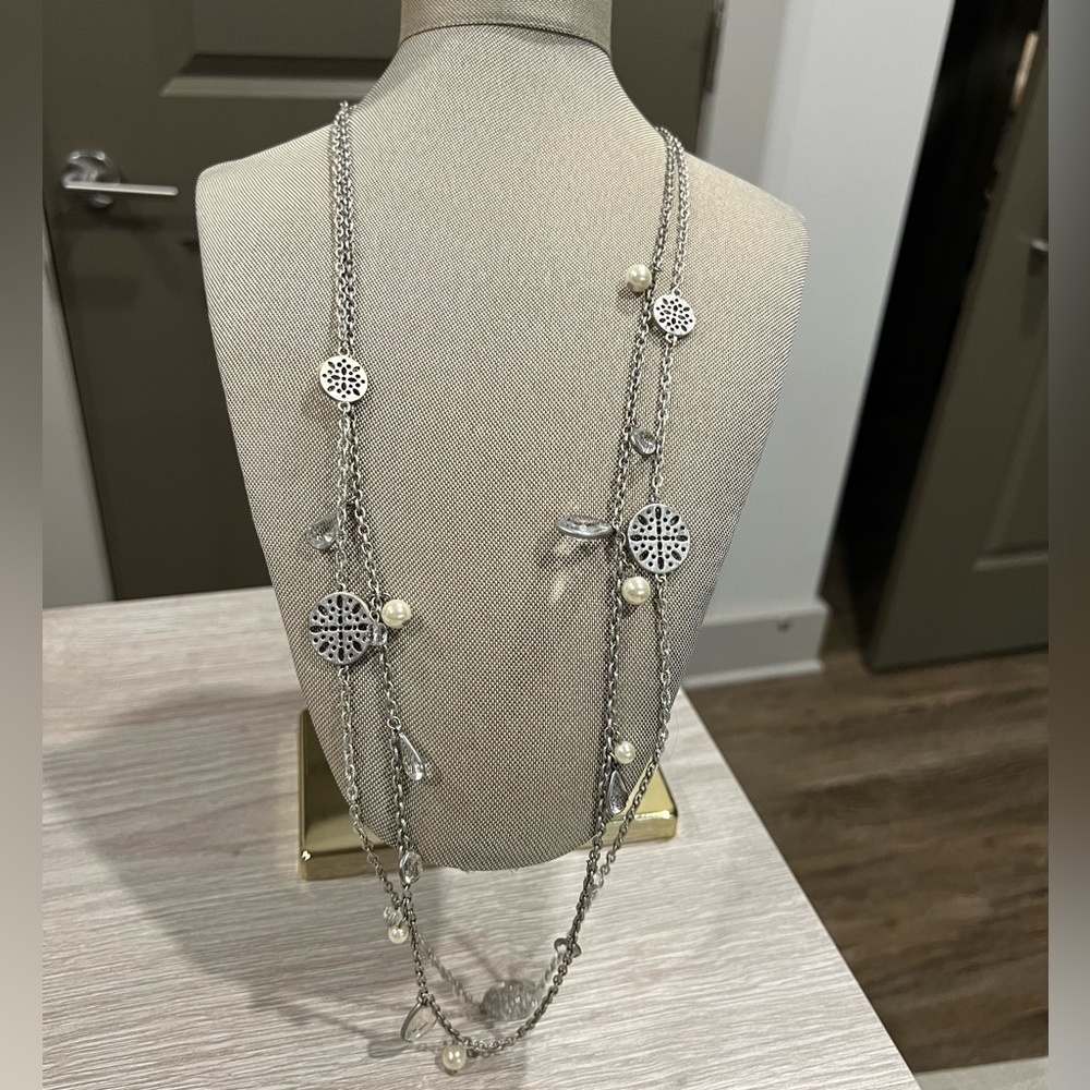 Two long layering necklaces from American Eagle